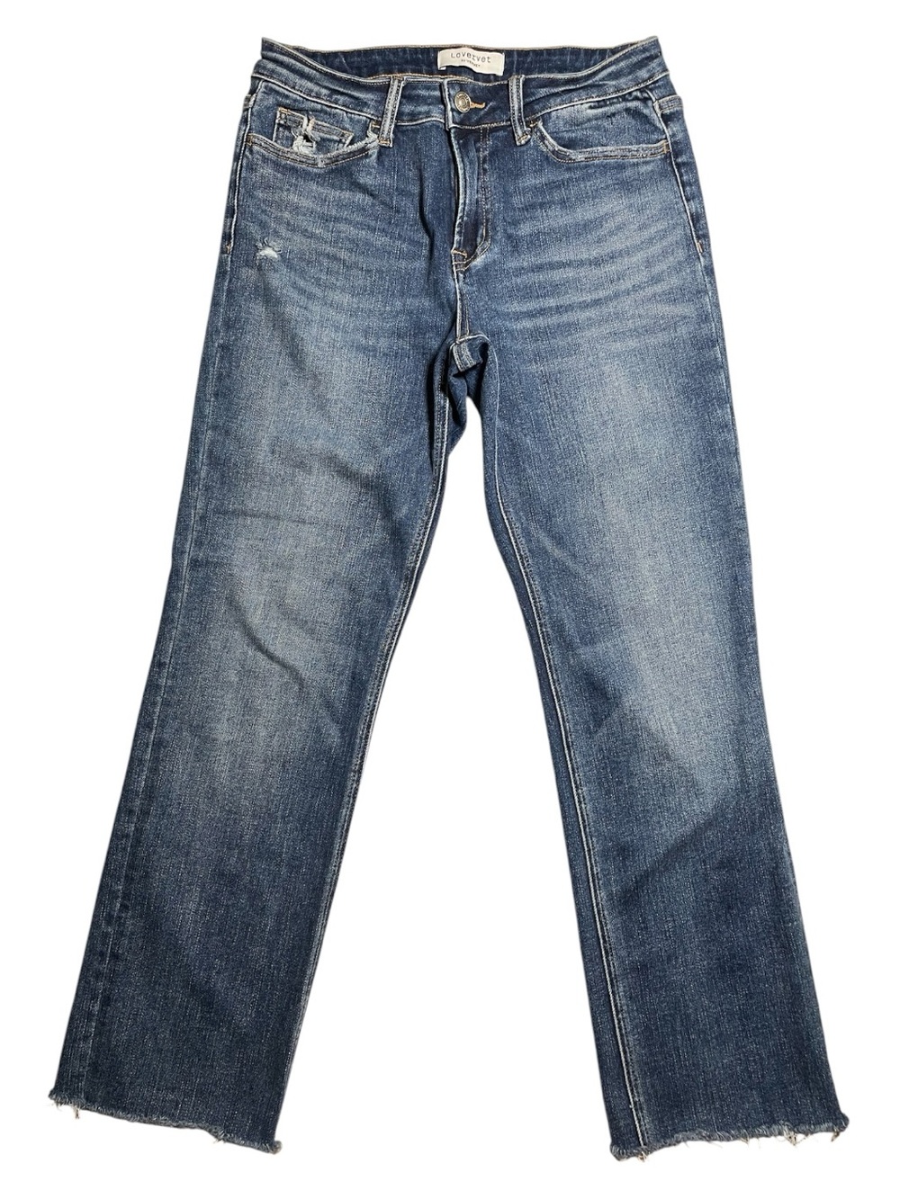 Lovervet by Vervet High Rise Straight Leg Ankle. Size 28/7
